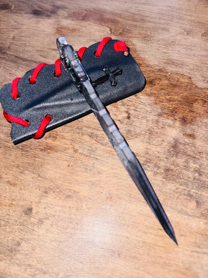 Christian Cross G10 Knife