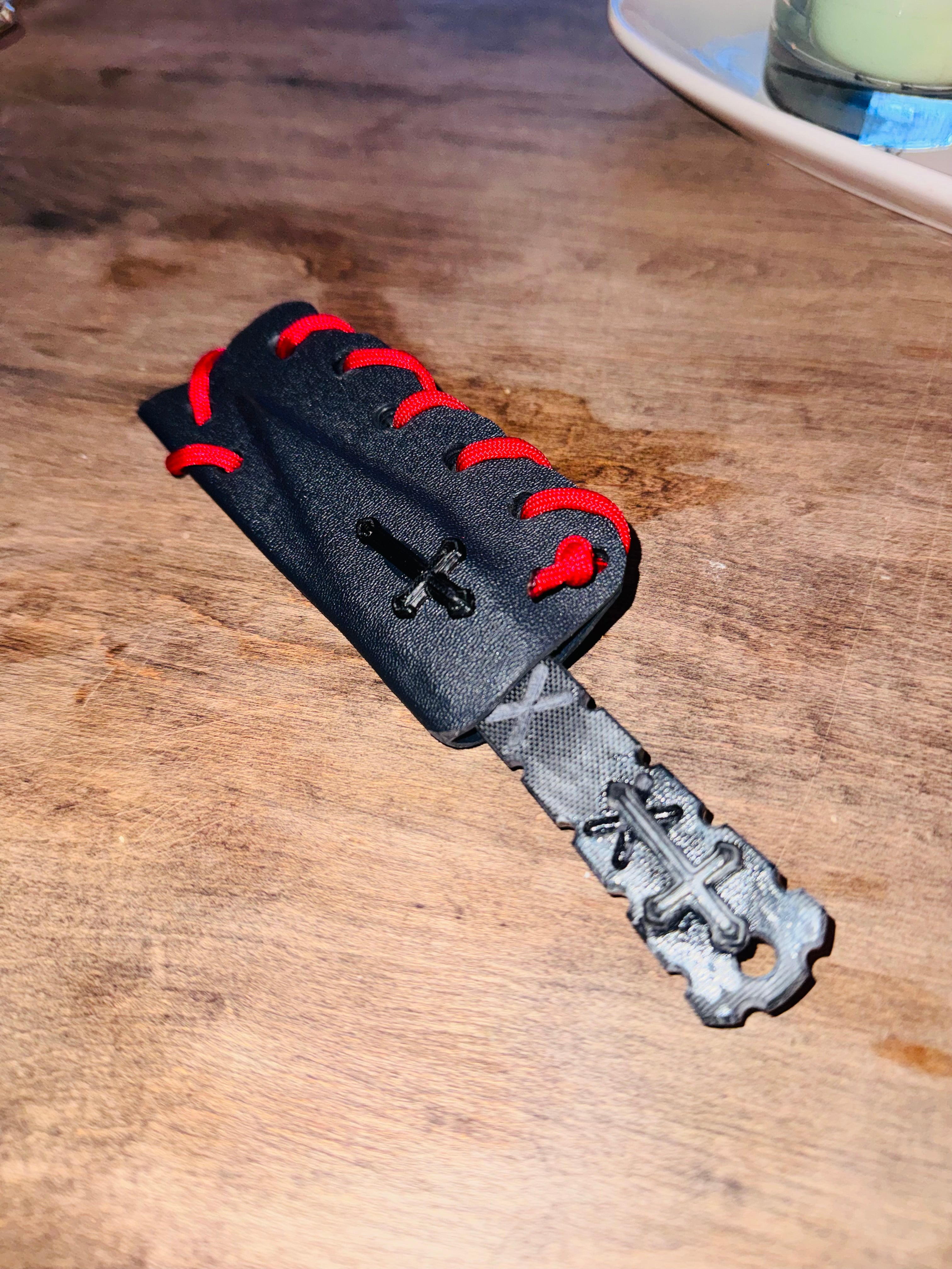 Christian Cross G10 Knife