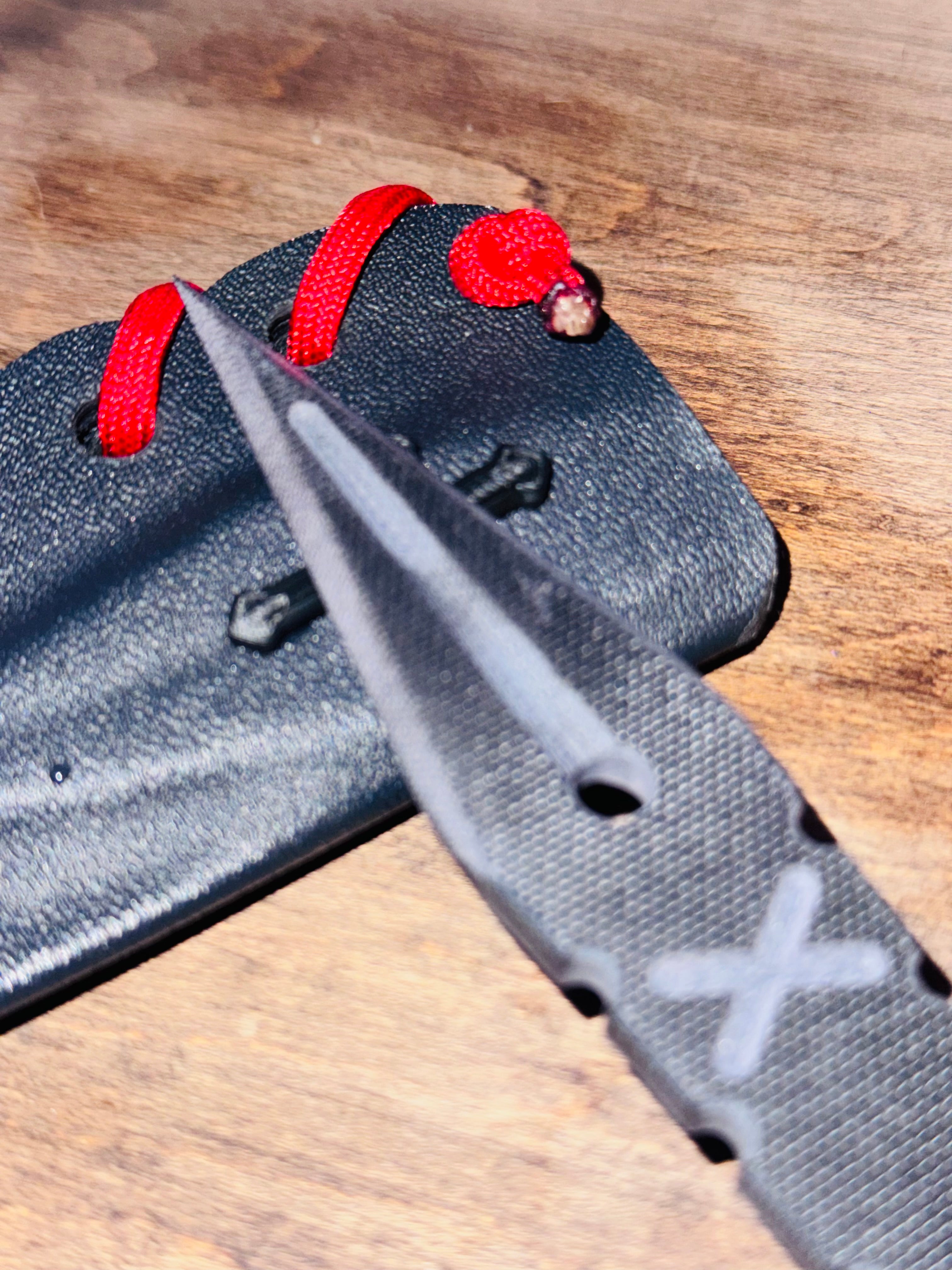 Christian Cross G10 Knife