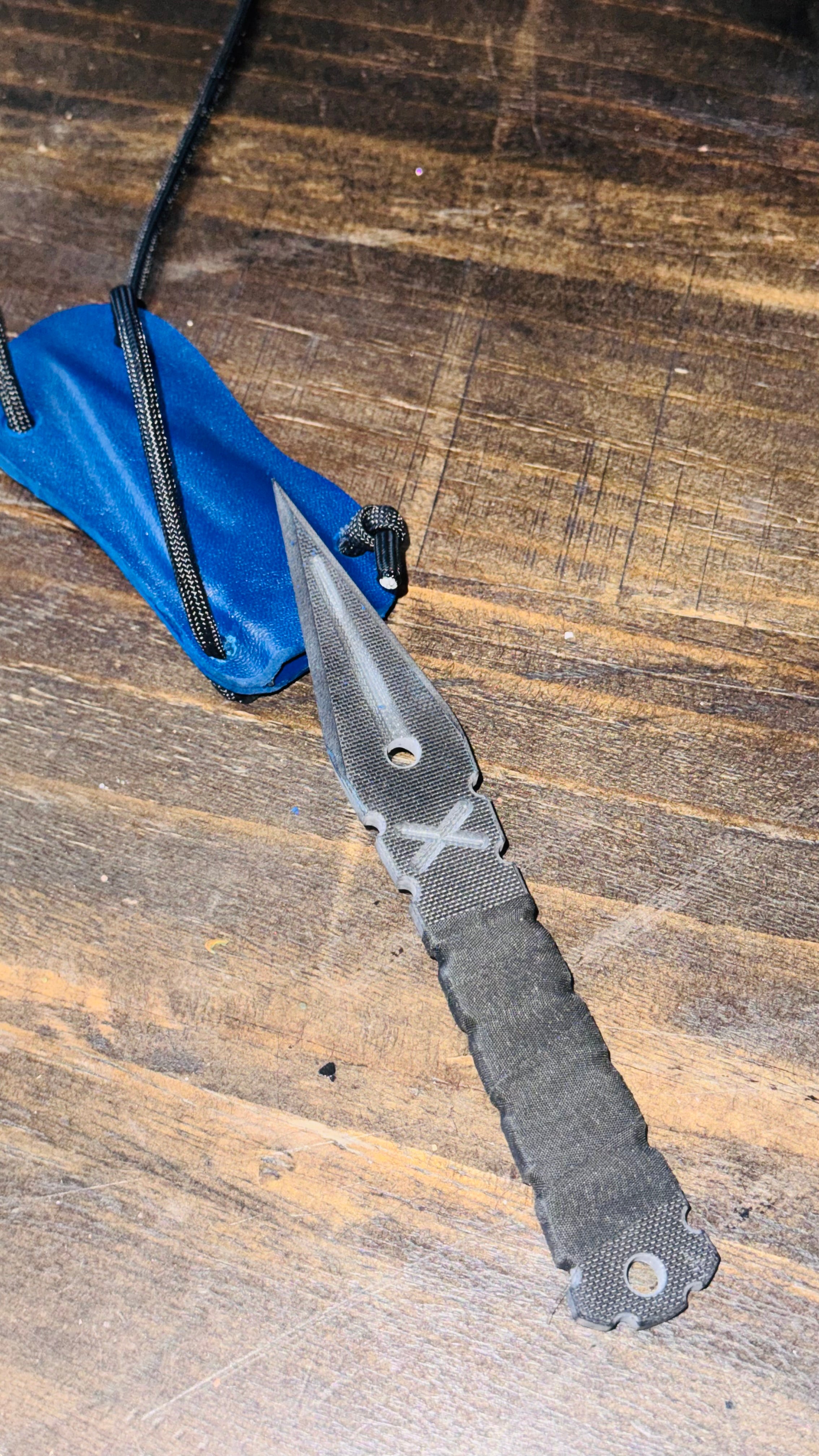 E.D.C. Hidden Necklace G10 Knife