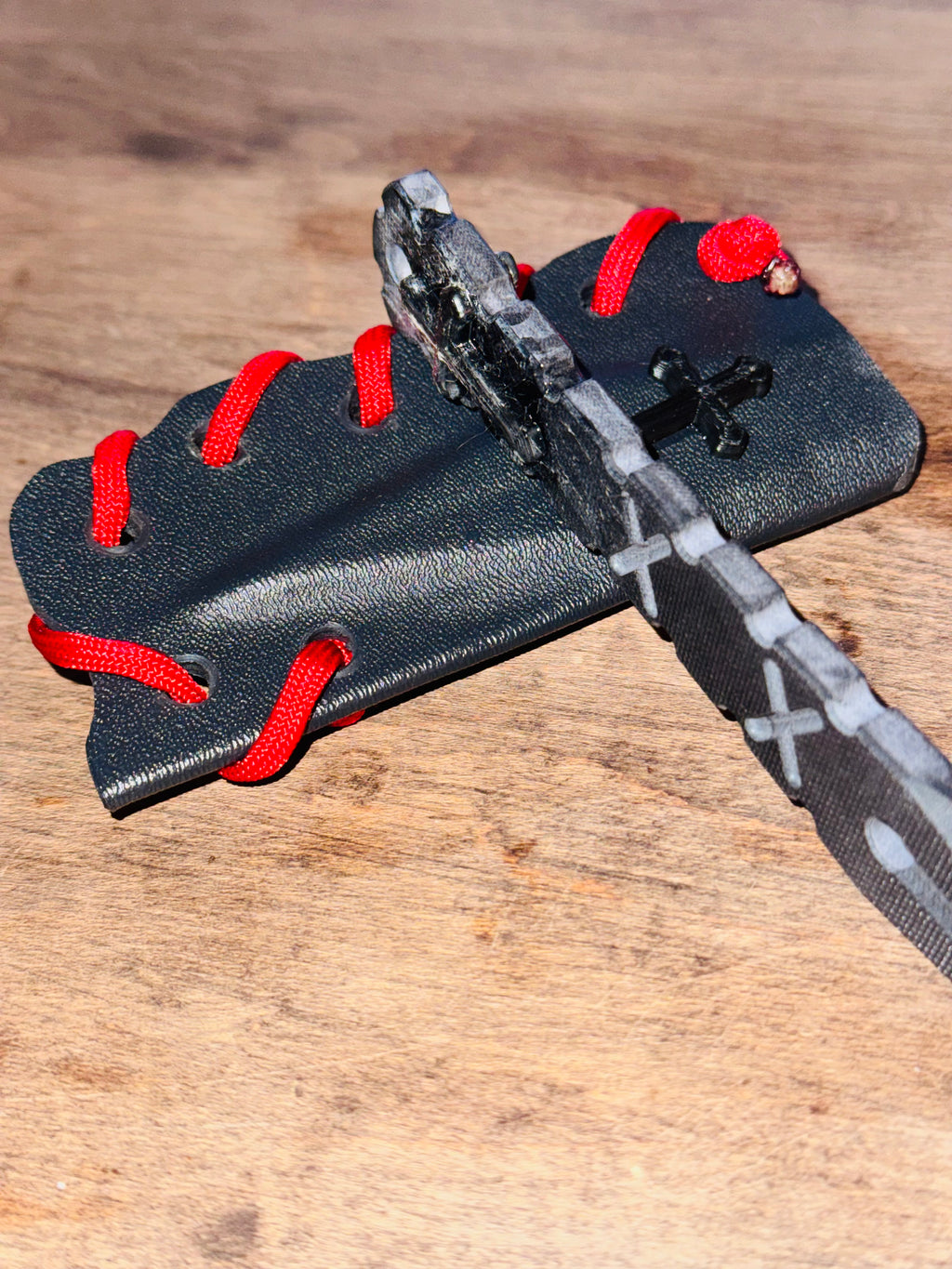 Christian Cross G10 Knife