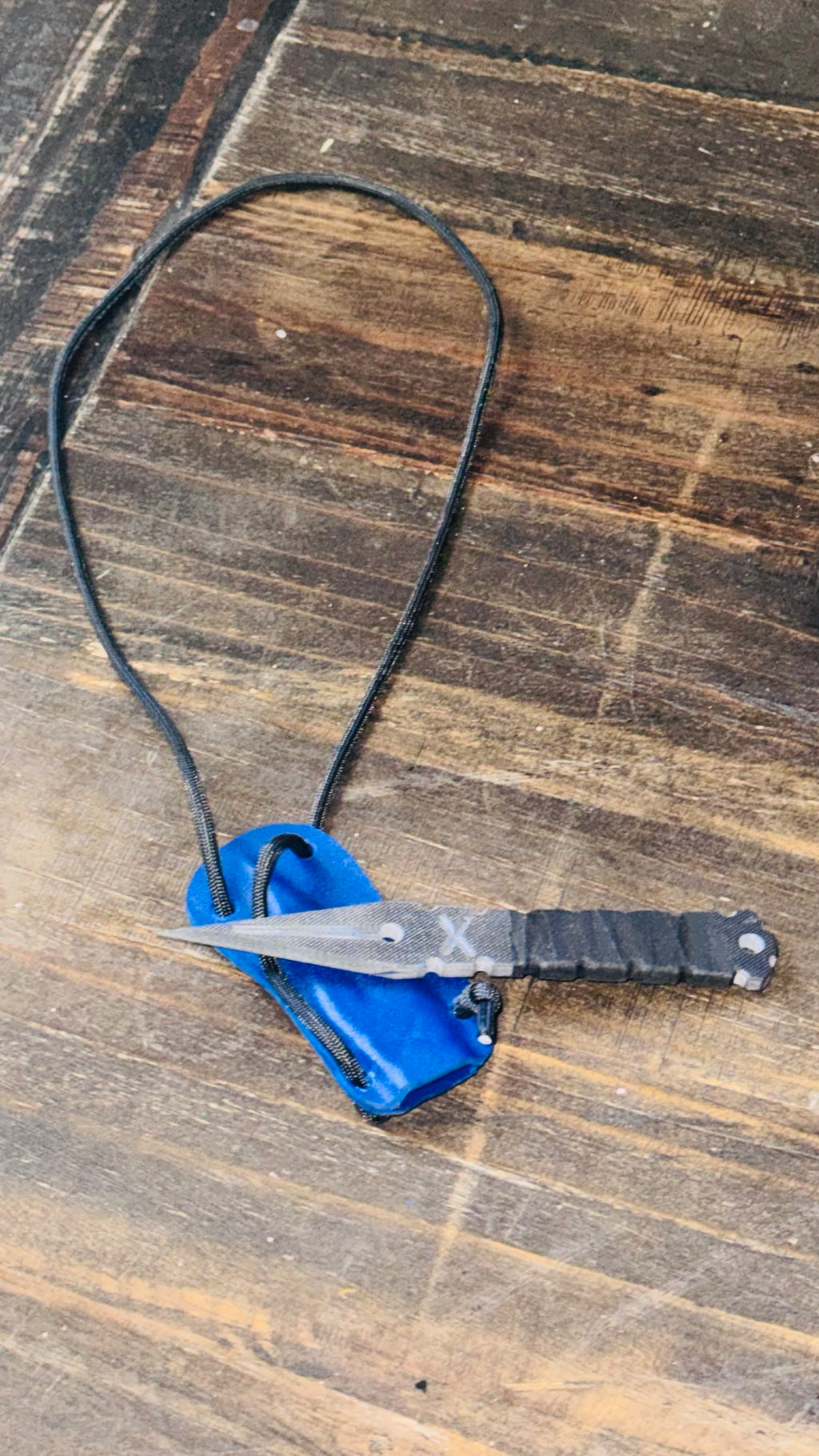 E.D.C. Hidden Necklace G10 Knife