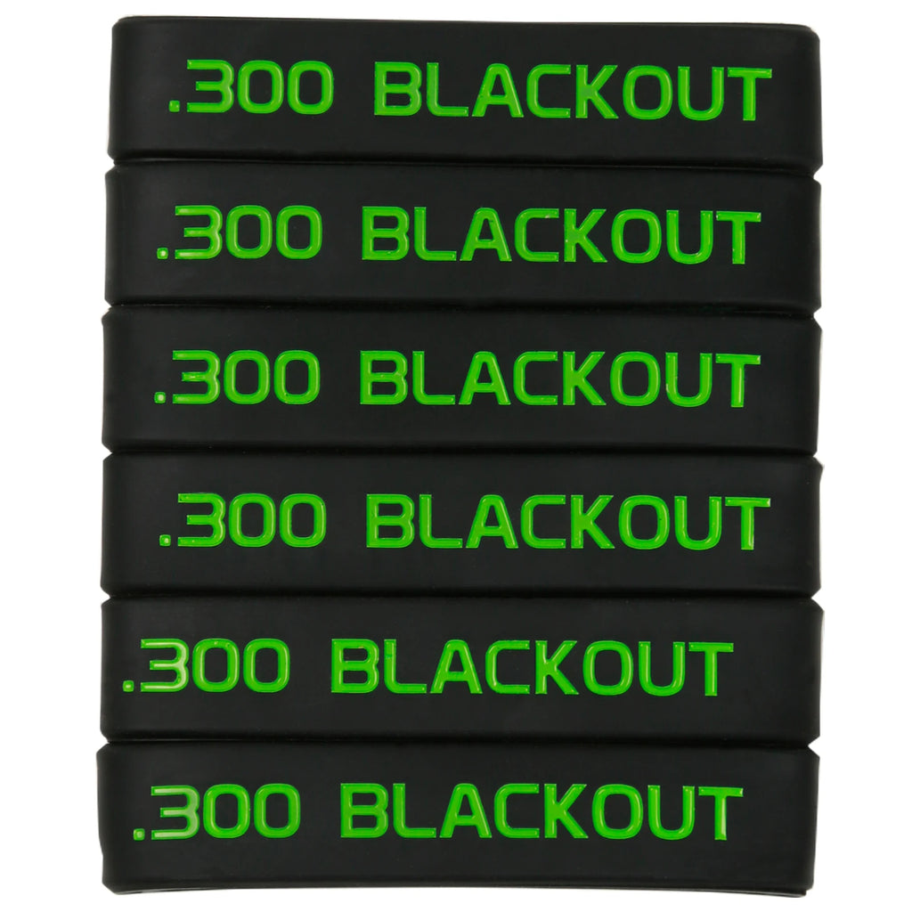 6 Pcs Magazine Marking Band for 7.62x39 5.56 Nato 300 Blackout 6.5 CREEDMOOR Magazine Marking Rubber Band Muti-Colors