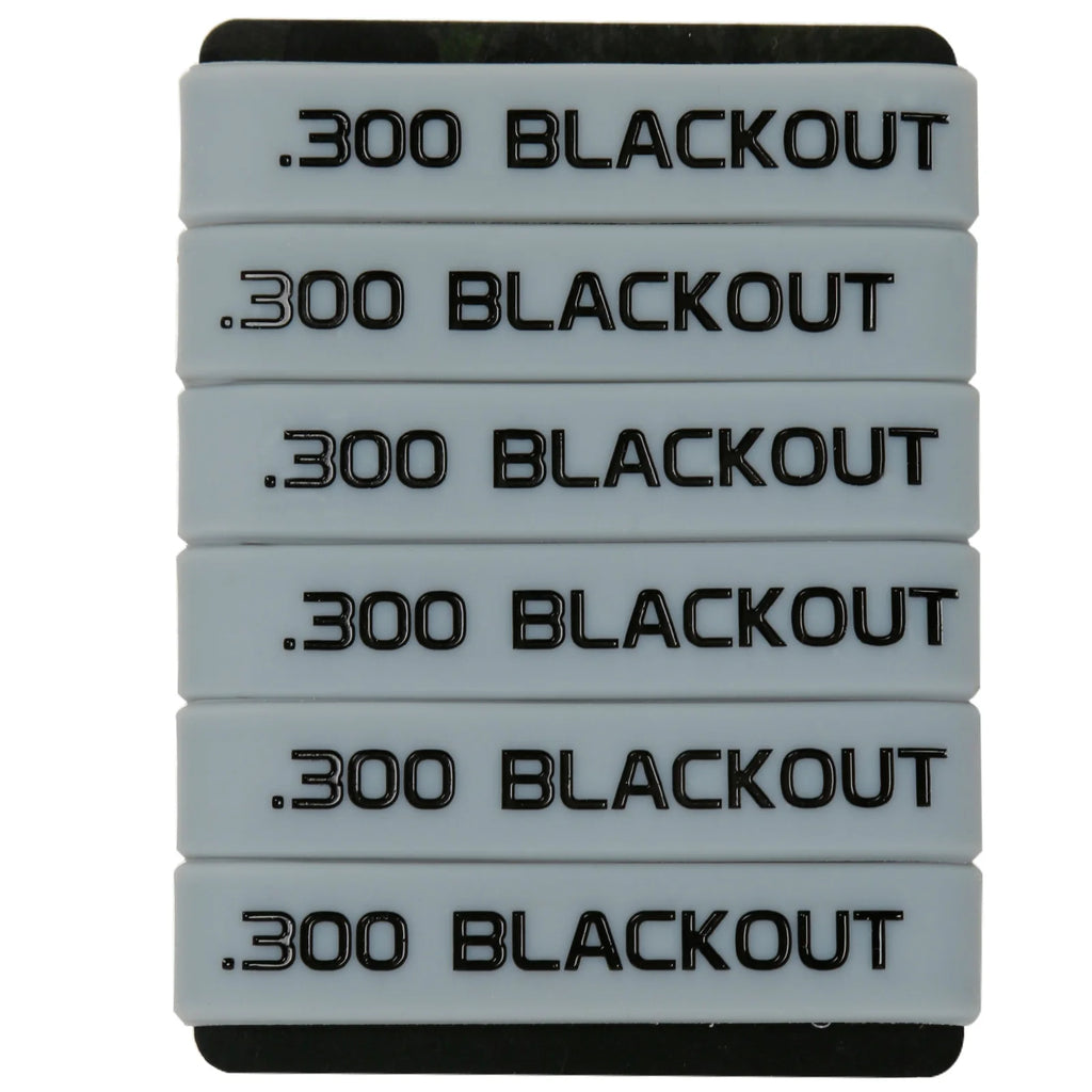 6 Pcs Magazine Marking Band for 7.62x39 5.56 Nato 300 Blackout 6.5 CREEDMOOR Magazine Marking Rubber Band Muti-Colors
