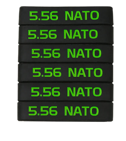 6 Pcs Magazine Marking Band for 7.62x39 5.56 Nato 300 Blackout 6.5 CREEDMOOR Magazine Marking Rubber Band Muti-Colors