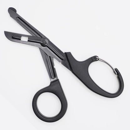 Rhino Rescue Trauma Shears 7.5" Premium Stainless Steel Medical Emergency Scissors with Non-Stick Blades, Fluoride-Coated 1PC