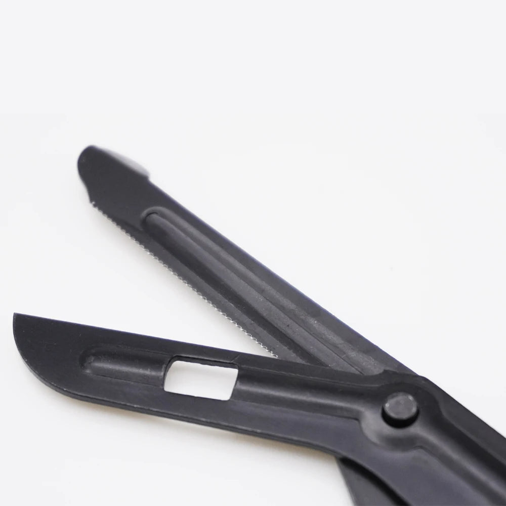 Rhino Rescue Trauma Shears 7.5" Premium Stainless Steel Medical Emergency Scissors with Non-Stick Blades, Fluoride-Coated 1PC