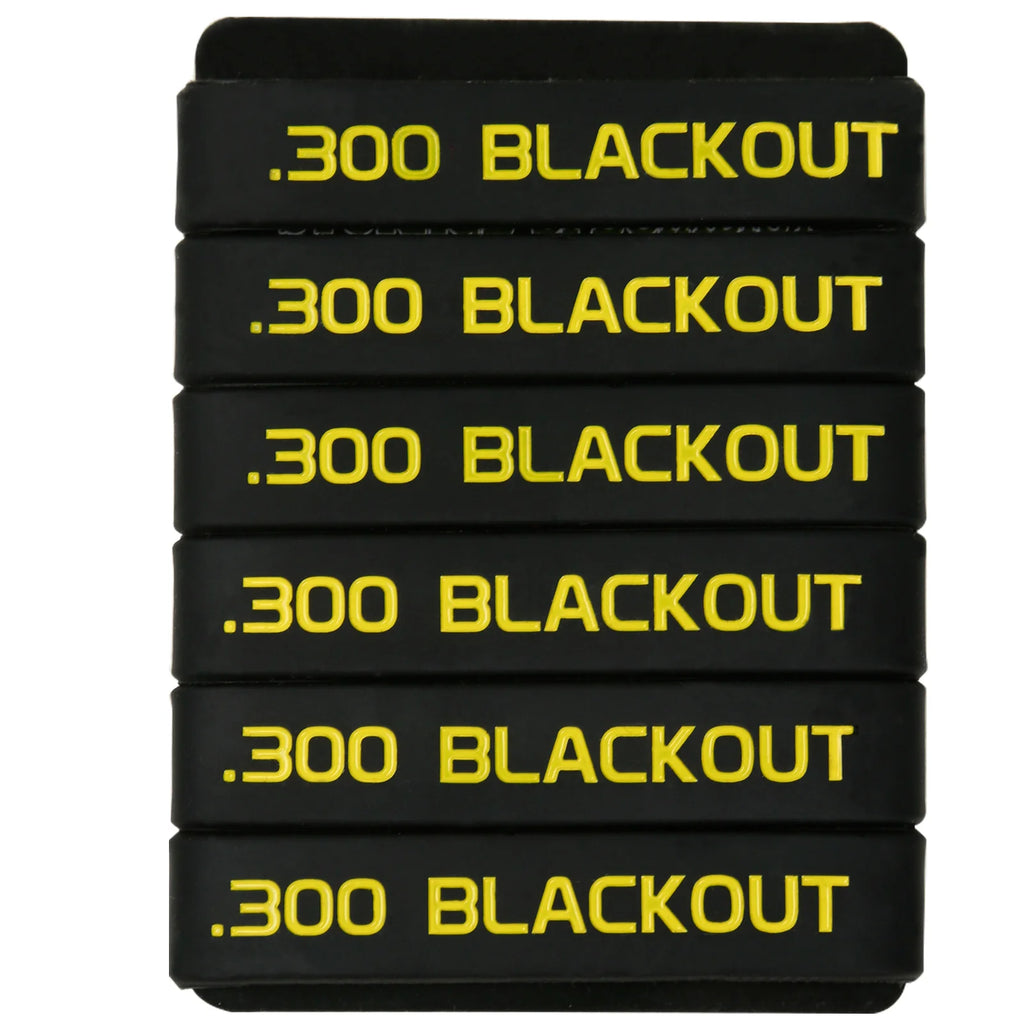 6 Pcs Magazine Marking Band for 7.62x39 5.56 Nato 300 Blackout 6.5 CREEDMOOR Magazine Marking Rubber Band Muti-Colors