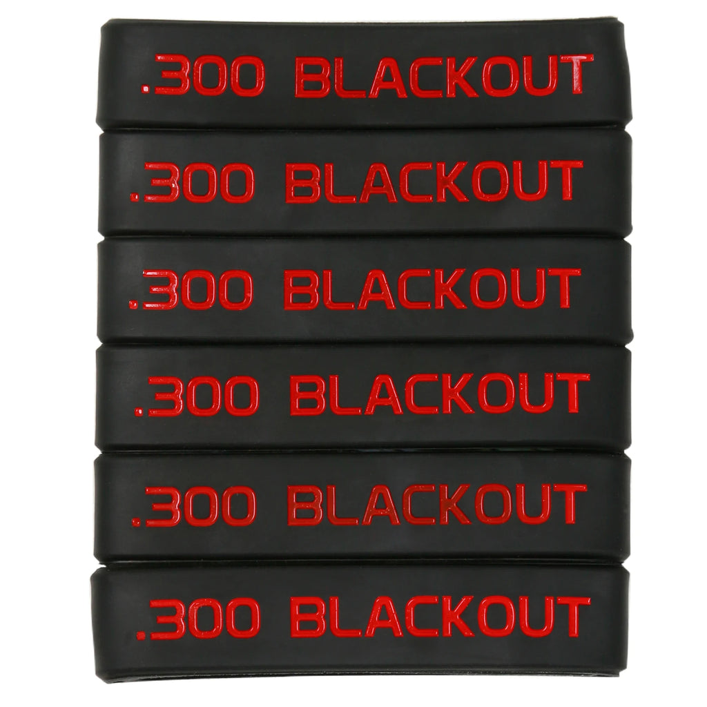 6 Pcs Magazine Marking Band for 7.62x39 5.56 Nato 300 Blackout 6.5 CREEDMOOR Magazine Marking Rubber Band Muti-Colors