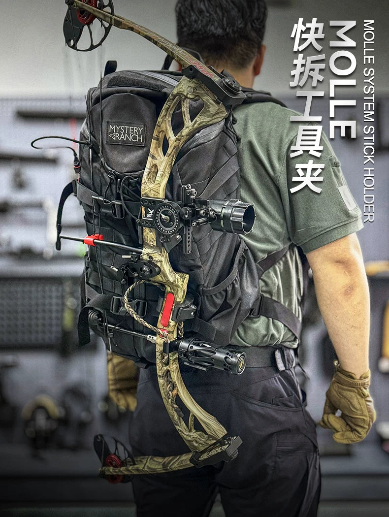 MOLLE quick release tool clip with adjustable axe cover for outdoor self-defense and portable EDC tool