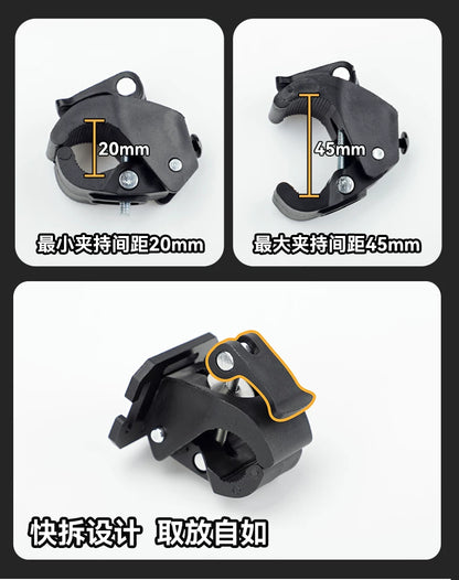 MOLLE quick release tool clip with adjustable axe cover for outdoor self-defense and portable EDC tool
