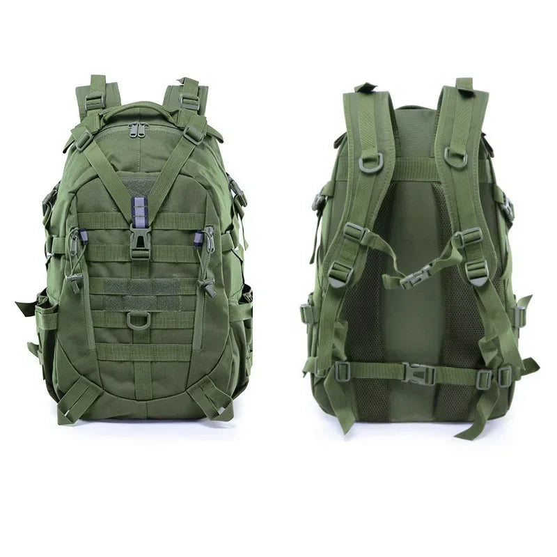 Tactical Backpack Large Capacity Sports Bag Molle System Luminous Strips Hunting Shooting Bags Hiking Camping Riding Rucksack
