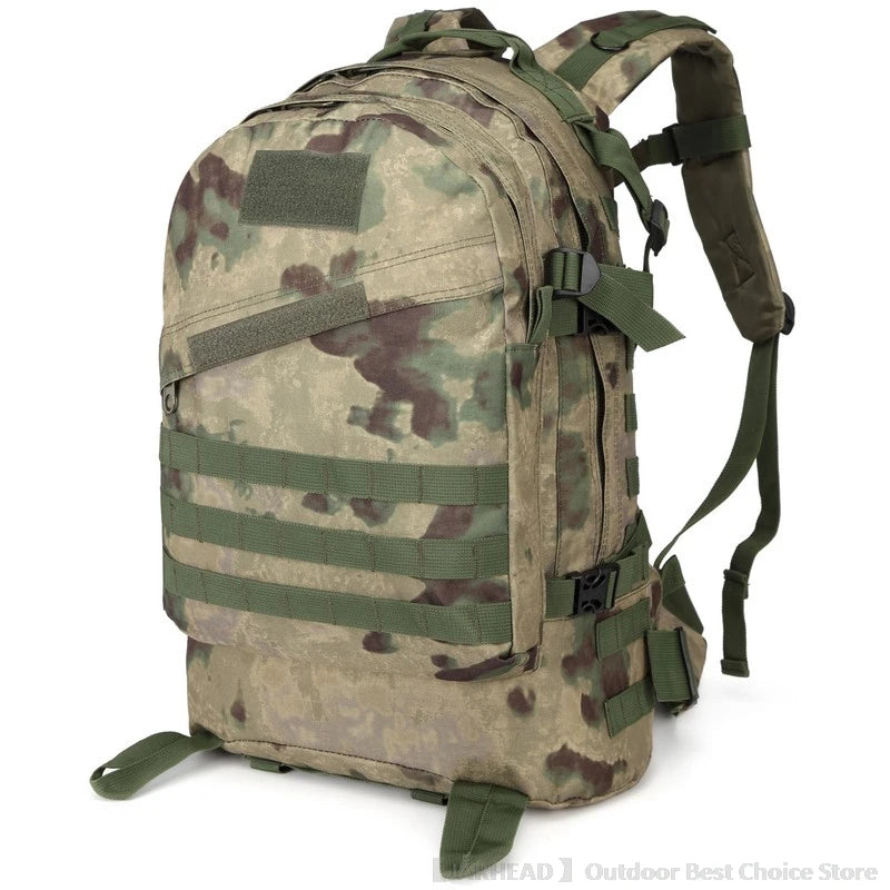 Outdoor Sport Camping Backpack Hiking Trekking School Bag Travel Cycling Walking Large Capacity Rucksack 3D Tactical Backpack