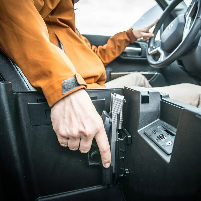 Tactical Magnetic Gun Mount HQ Rubber Coated Gun Magnet Buckler Series for Car Desks Walls Concealed Gun Holder for Handgun