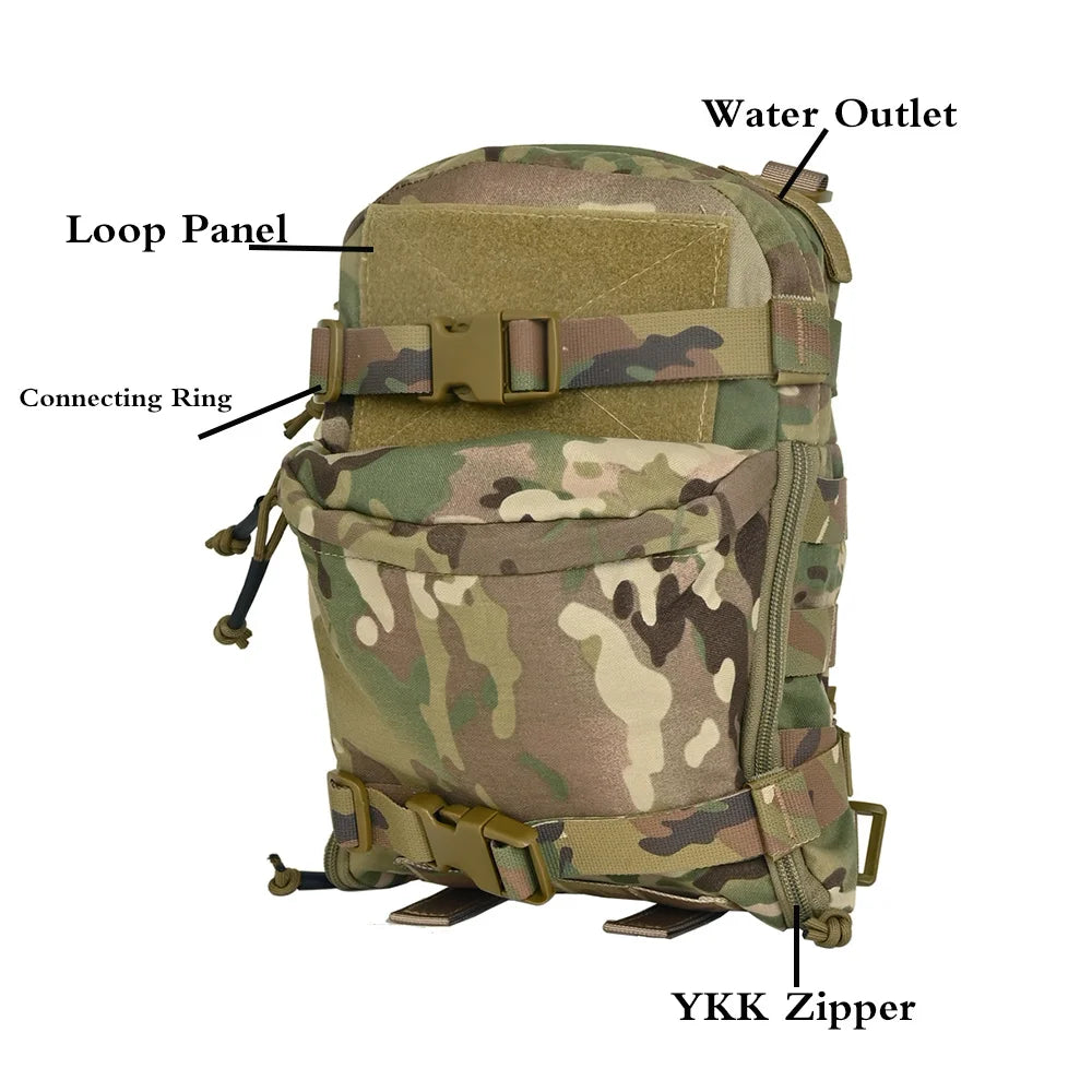 Mini Hydration Bag Hydration Backpack Assault Molle Pouch Outdoor Sport Water Bags