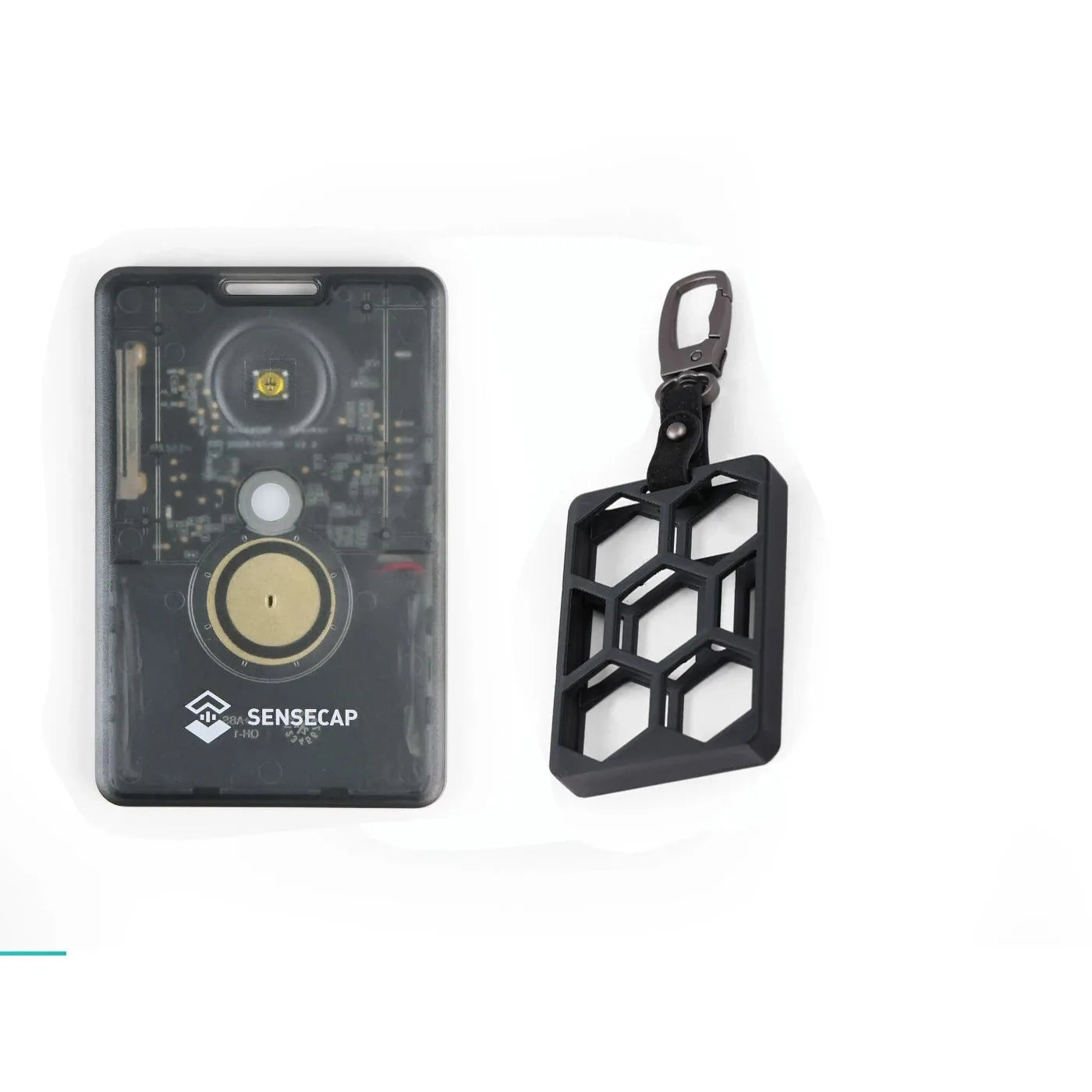 New SenseCAP Meshtastic LoRa Card Tracker T1000 E Protective Case with Leather Keychain