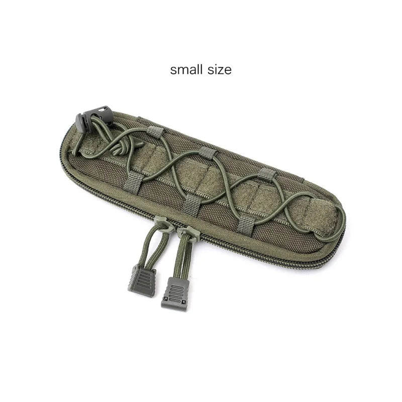 Tactical EDC Knives Pouch Folding Knife Holder Bag Molle Knife Pouch Pocket Nylon Outdoor Hunting