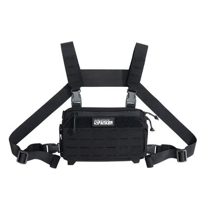 Tatcical Chest Rig Pouch Men's Functional Vest Bag Survival Army CAMO Molle System Kit Bag Backpack Locomotive Backpack