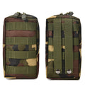 600D Oxford Outdoor  Bag EDC Molle Tool Zipper Waist Accessories Durable Belt Comouflage Pouch  Airsoft