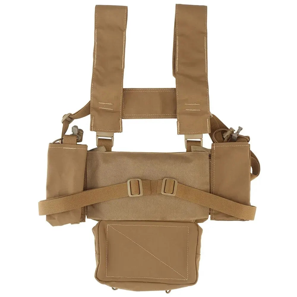 MK4 Chest Rig with 5.56/7.62 Magazine Pouch Holder, Pistol/Wing Pouch, Molle Dangler Pouch