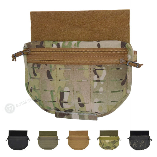 Double Layer Outdoor EDC Pack Men Tactical Molle Waist Pouch Nylon Vest Hang Pouch Fanny Pack Camping Hunting Accessories Bags