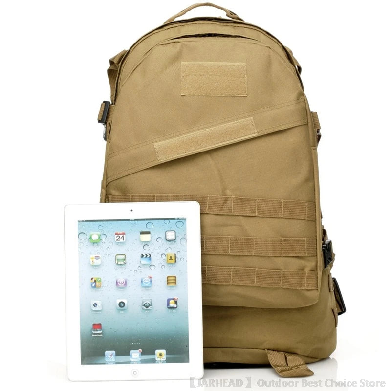 Outdoor Sport Camping Backpack Hiking Trekking School Bag Travel Cycling Walking Large Capacity Rucksack 3D Tactical Backpack