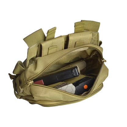 Tactical 2 Banger Messenger Range Bags Multifunctional Large Capacity Magazine Crossbody Shooting Hunting Gear Pistol Glock Bag