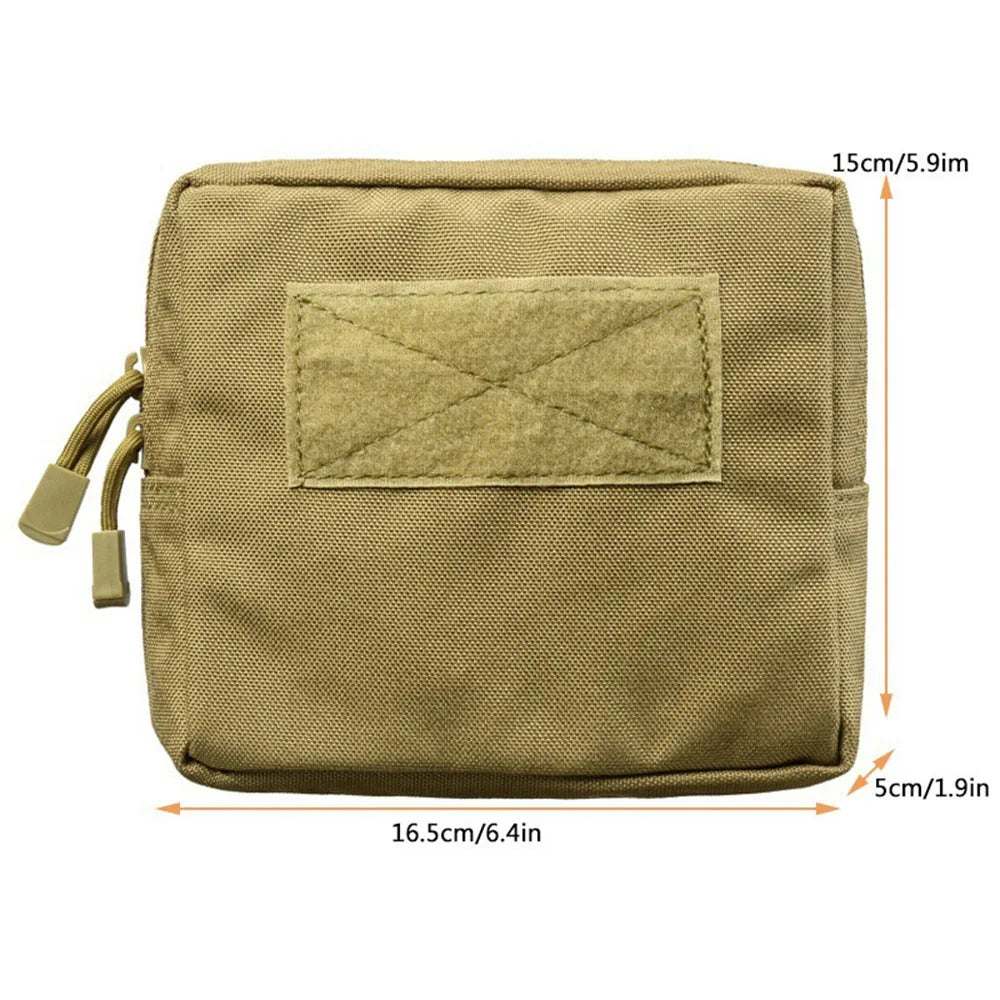 Tactical EDC Molle Pouch Waist Pack Outdoor Camping Hunting Cartridge Bag Cycling Clutter Storage Bag Climb Accessories
