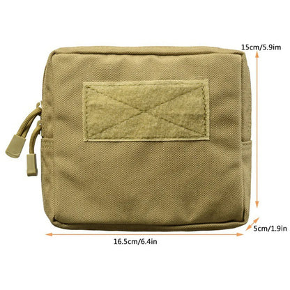 Tactical EDC Molle Pouch Waist Pack Outdoor Camping Hunting Cartridge Bag Cycling Clutter Storage Bag Climb Accessories