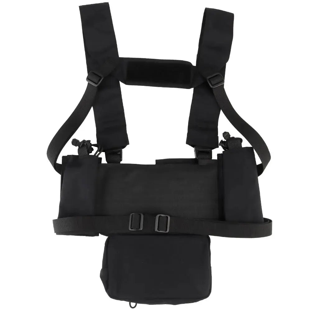 MK4 Chest Rig with 5.56/7.62 Magazine Pouch Holder, Pistol/Wing Pouch, Molle Dangler Pouch