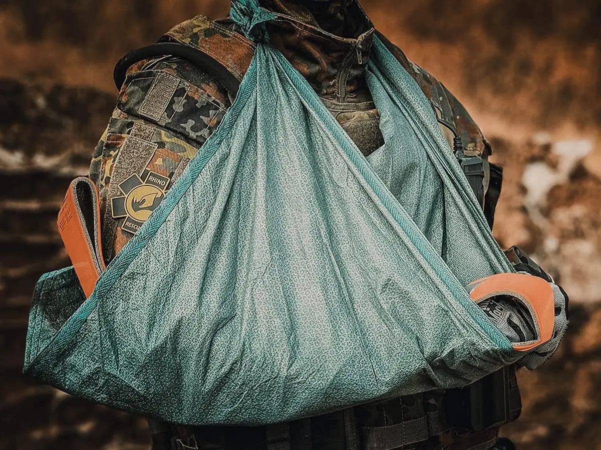 RHINO RESCUE First Aid Splint 36" X 4.3" Green-Gray, Keep Bones in Position For Camping Hiking Fixture Bone Emergency Kit