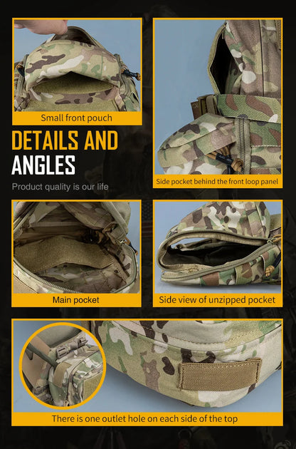 Mini Hydration Bag Hydration Backpack Assault Molle Pouch Outdoor Sport Water Bags