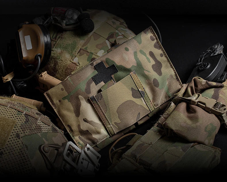 Tactical IFAK LBT 9022B Blow Out Medical Pouch MOLLE Aircraft Cable Quick Release EDC Waist Belt Vest First Aid Tools Kit