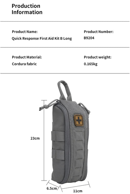 Nylon Tactical Bag First Aid Kits Molle Pouch Mini Waist Bag Outdoor Camping Survival Tool EDC Pouch