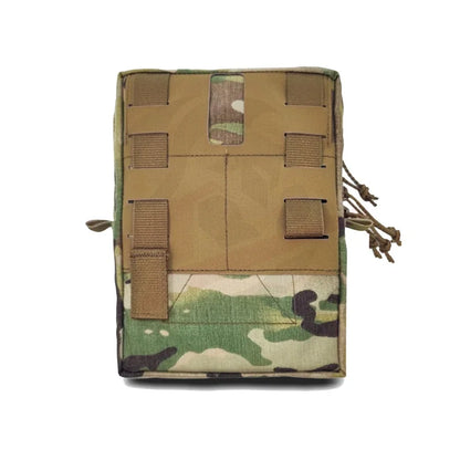 Tactical SS Style GP Tall Pouch Laser Cut MOLLE EDC Pouch Airsoft Vest Hunting Multi-purpose Utility Multicam Storage Bag Gear