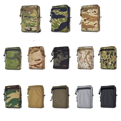 Tactical SS Style GP Tall Pouch Laser Cut MOLLE EDC Pouch Airsoft Vest Hunting Multi-purpose Utility Multicam Storage Bag Gear
