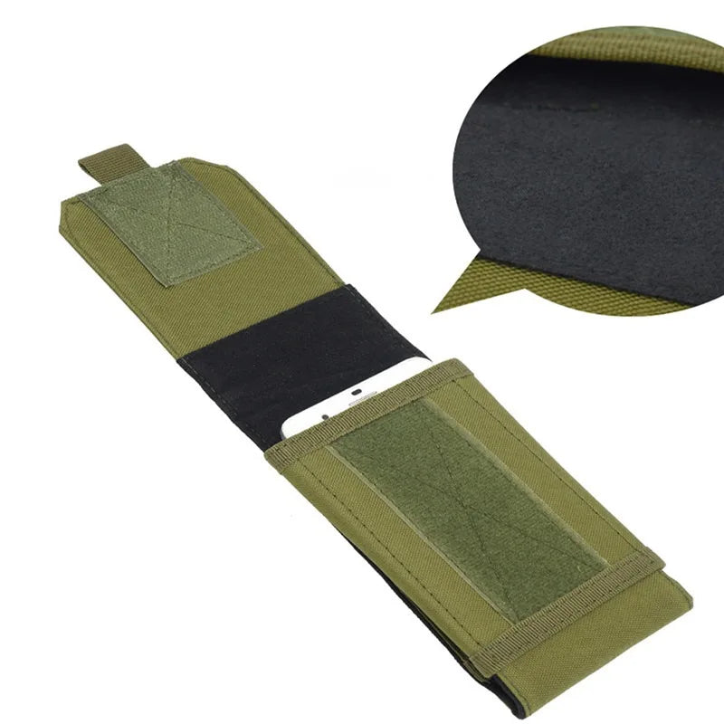 Outdoor Camouflage Waist Bag Phone Holder Sport Belt Bag Case Waterproof Nylon Sport Hunting Camo Bags in Backpack