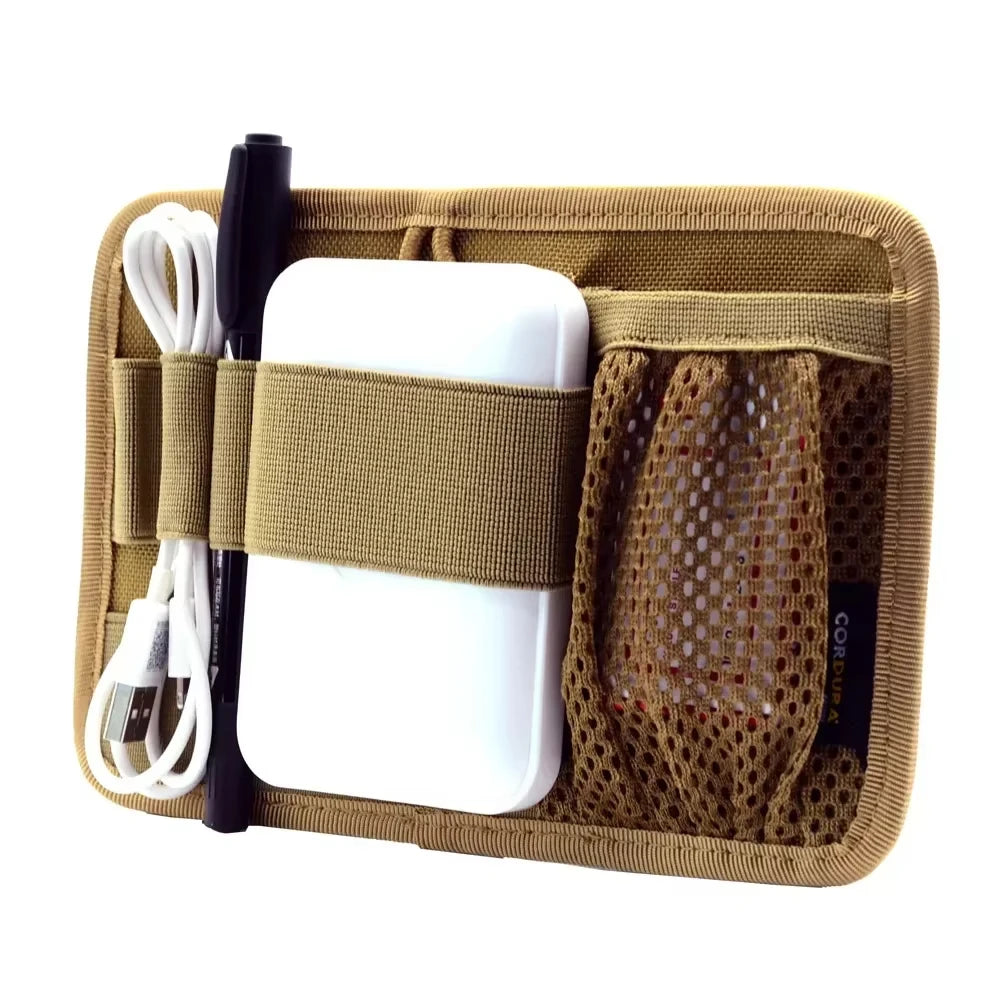 Hook Loop Panel Bags Insert Modular Hunting Accessories Equipment Inner Separation Holder Pouch Utility EDC Tool Organizer Board