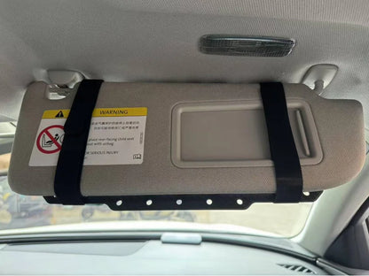 Carbon Fiber Tactical Car Visor Organizer EDC Tool Hanger For Vehicle, SUV, Truck Rigid Molle Panel Hunting Airsoft Gear