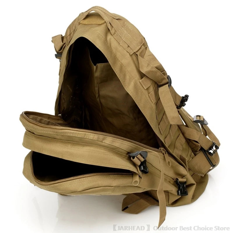 Outdoor Sport Camping Backpack Hiking Trekking School Bag Travel Cycling Walking Large Capacity Rucksack 3D Tactical Backpack