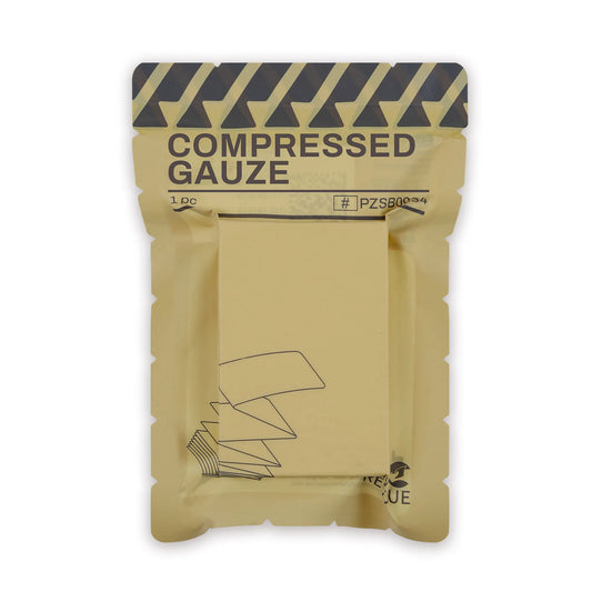 Rhino Rescue Compressed Gauze For Emergency Sterile Wound Dressing First Aid For Camping Hiking