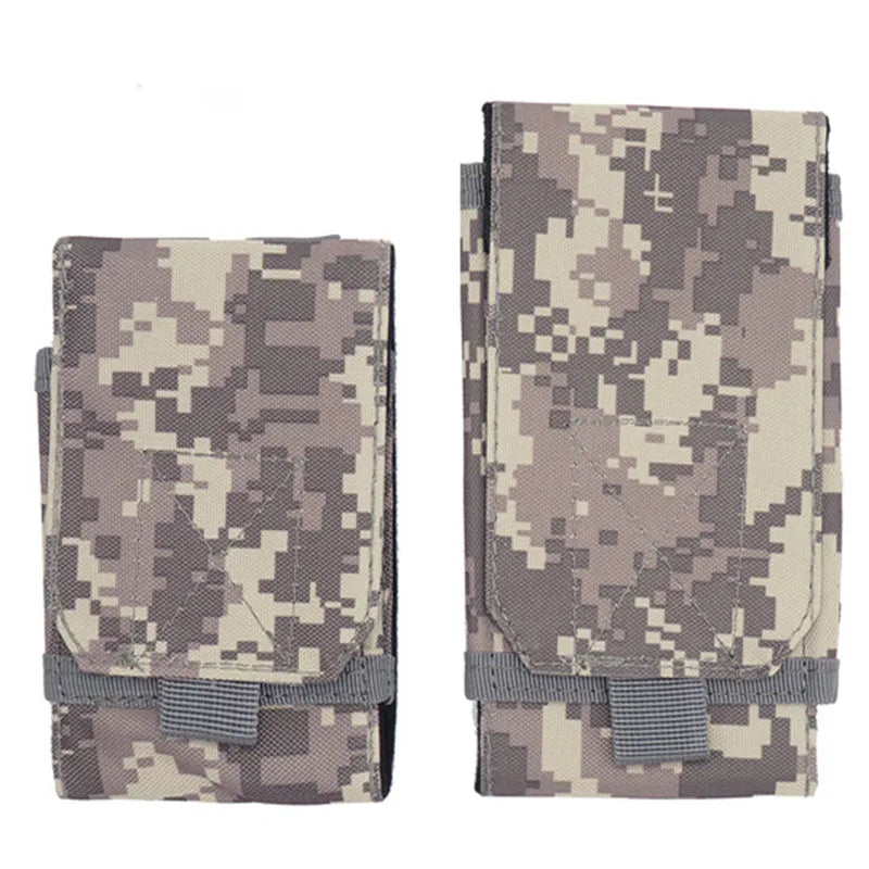 Outdoor Camouflage Waist Bag Phone Holder Sport Belt Bag Case Waterproof Nylon Sport Hunting Camo Bags in Backpack
