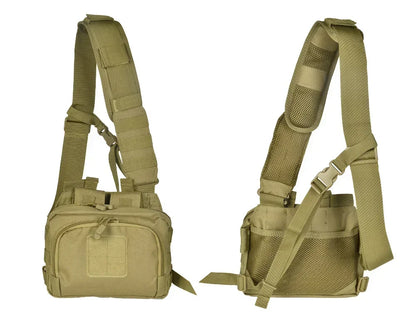 Tactical 2 Banger Messenger Range Bags Multifunctional Large Capacity Magazine Crossbody Shooting Hunting Gear Pistol Glock Bag