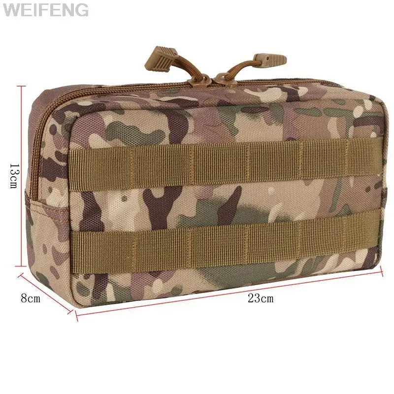 Tactical Molle EDC Pouch First Aid Kit Pouch Cell Phone Pouch Holder Waist Pack Emergency EMT Utility Tool Pouch Hunting Bag