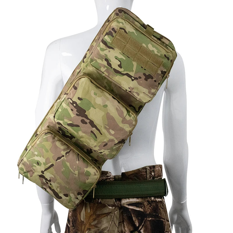 MP5 Tactical Backpack for Outdoor CS, Airsoft Hunting Weapon Pack, Niper Rifle, Molle Gun Bag, Single Shoulder Bag, Oxford 60cm