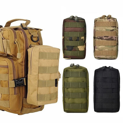 Outdoor Tactical Molle Pouch Waterproof Nylon Multi Purpose Army Small Tactical Pack Universal Hunting Camping Bag Outdoor Equip