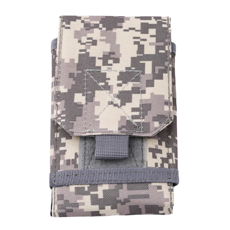 Outdoor Camouflage Waist Bag Phone Holder Sport Belt Bag Case Waterproof Nylon Sport Hunting Camo Bags in Backpack