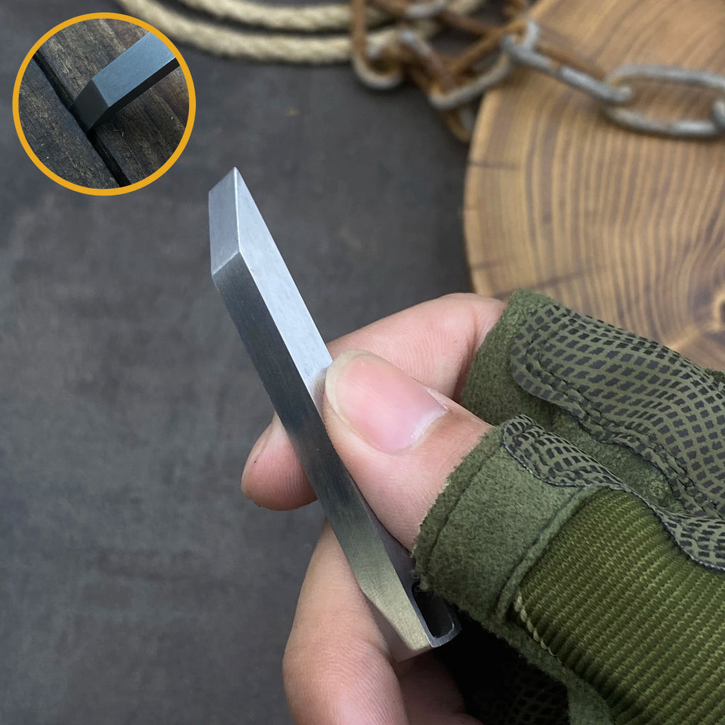 Edc Pry Bar, Edc Keychain Tool, Small Heavy Duty Stainless Steel Keychain Pocket Pry Bar for Everyday Carry and Outdoor Activiti