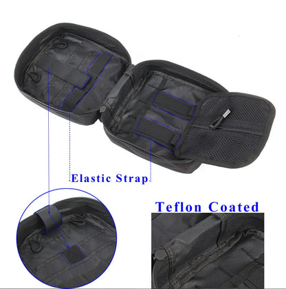 TACTIFANS First Aid Pouch Patch Bag Molle Hook and Loop Amphibious Tactical Medical kit EMT Emergency EDC Rip-Away Survival IFAK