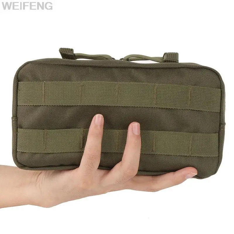 Tactical Molle EDC Pouch First Aid Kit Pouch Cell Phone Pouch Holder Waist Pack Emergency EMT Utility Tool Pouch Hunting Bag